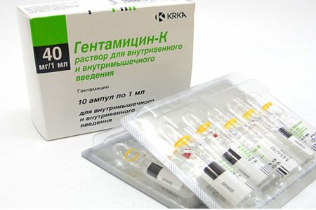 Гентамицин в упаковке Гентамицин в упаковке
