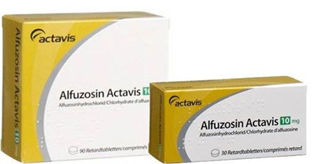 Две таблетки Альфузозина