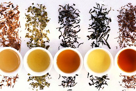 разные виды чая