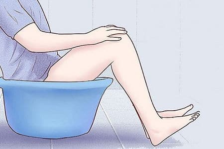 рисунок мужчины в ванночке