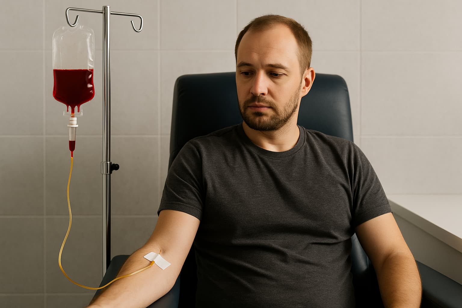 Слабость, отдышка и туман в голове: почему у мужчин тоже может быть анемия — и как тут поможет капельница с Феринжектом