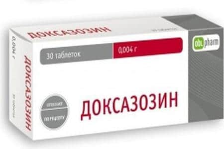 Упаковка Доксазозина в таблетках