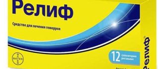 Помогают ли свечи Релиф от простатита: инструкция с отзывами