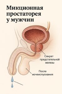 Схема микционная простаторея у мужчин